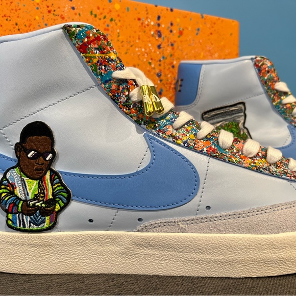 Notorious BIG Custom Nike Blazer Mid 1977 Throwback - Picture 6 of 16